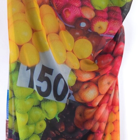 NWT ZARA Ruched Mesh‎ Fruit Stand Strappy Maxi Dress 5039/201 MEDIUM - Picture 13 of 16